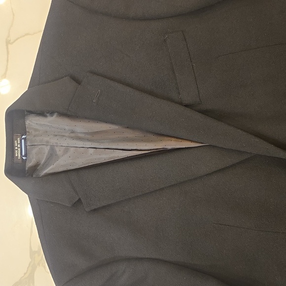 Tommy Hilfiger 100% Cashmere Single Breasted Sports Coat Blazer Black 44R - Picture 4 of 11